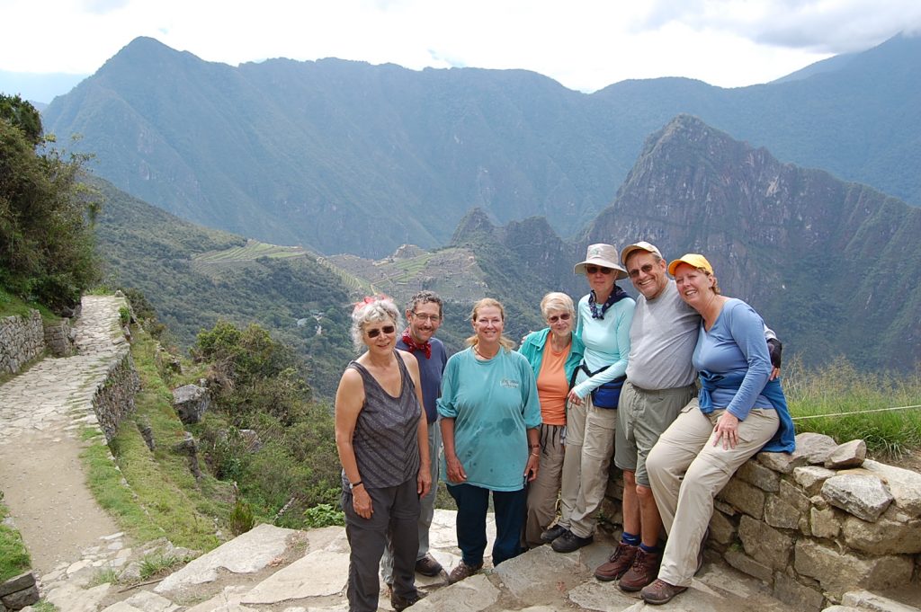 First Glimpse of Machu Picchu